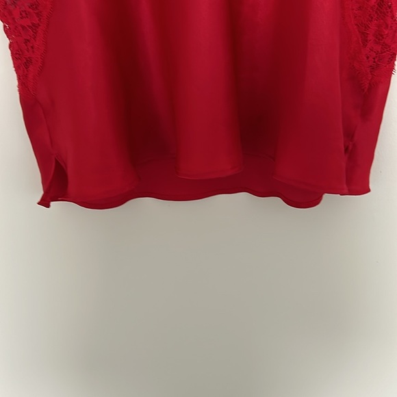 Victoria’s Secret Red‎ Lace Cami Spaghetti Strap Top - Size Medium - Picture 4 of 5